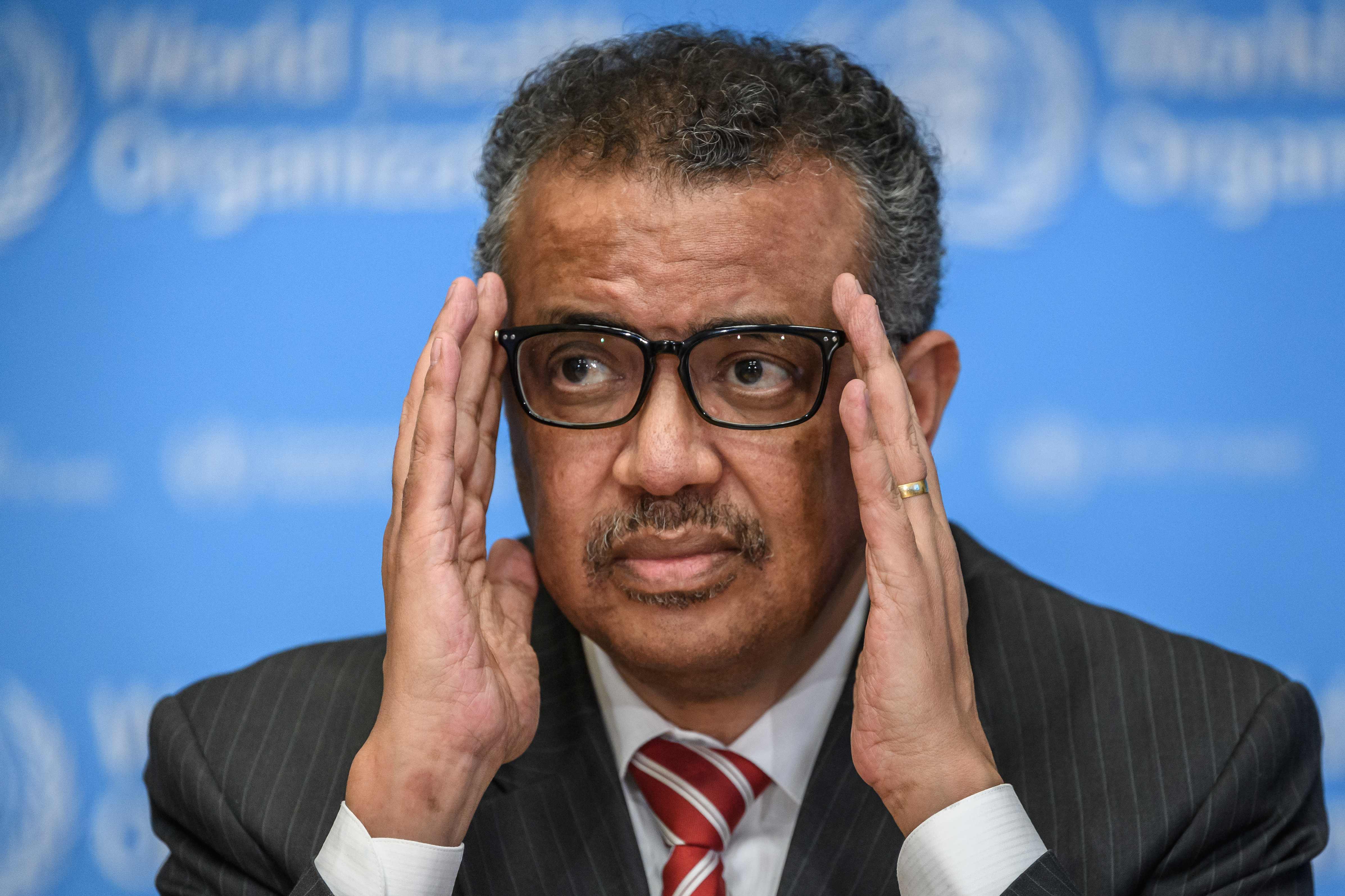 Director general de OMS, Tedros Adhanom Ghebreyesus. (Foto Prensa Libre: AFP)