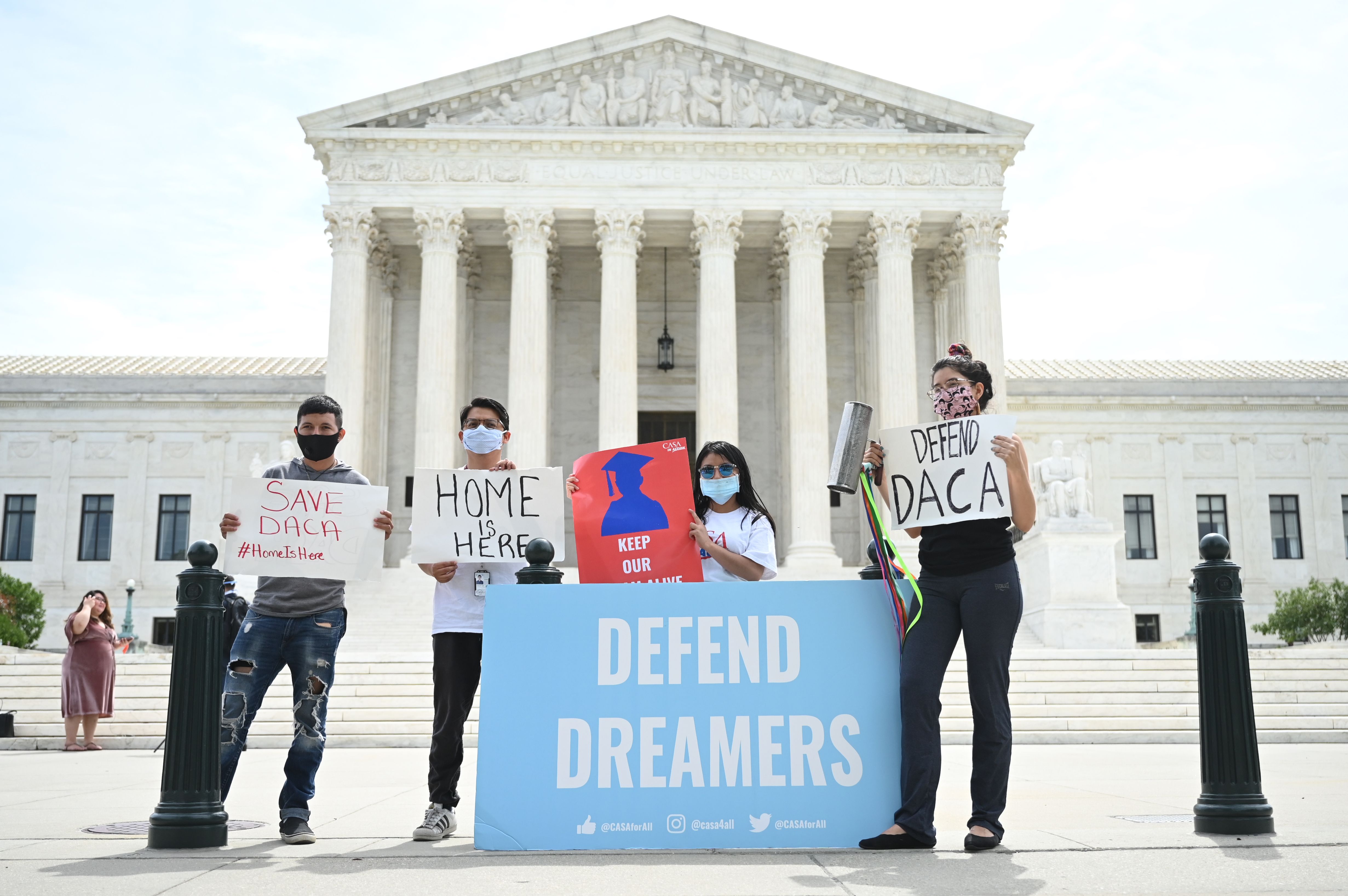 Millones de dreamers se beneficiarían con una reforma en la Cámara Baja de Estados Unidos. (Foto Prensa Libre: AFP)