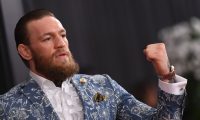 (FILES) In this file photo taken on January 26, 2020 Irish mixed martial arts artist Conor McGregor arrives for the 62nd Annual Grammy Awards in Los Angeles. - Conor McGregor is set to reverse his latest flirtation with retirement with a fight against Dustin Poirier in January, the Irish mixed martial arts star said November 19.
A statement on McGregor's news website, TheMacLife.com, said the 155-pound contest would take place on January 23, with Abu Dhabi in the United Arab Emirates the likely venue. (Photo by VALERIE MACON / AFP)