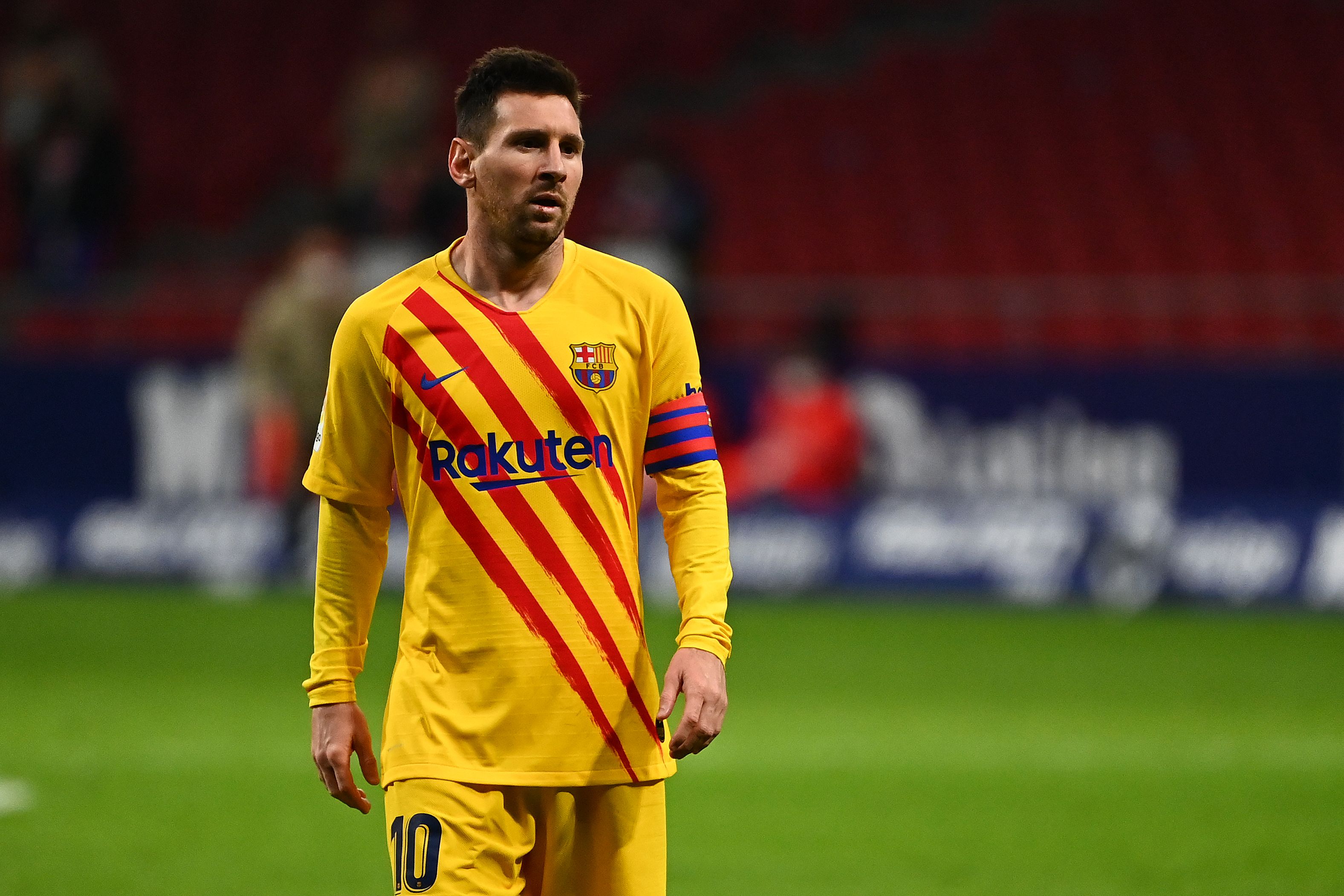 Lionel Messi no estará hoy ante el Dinamo de Kiev. Foto Prensa Libre  AFP.
