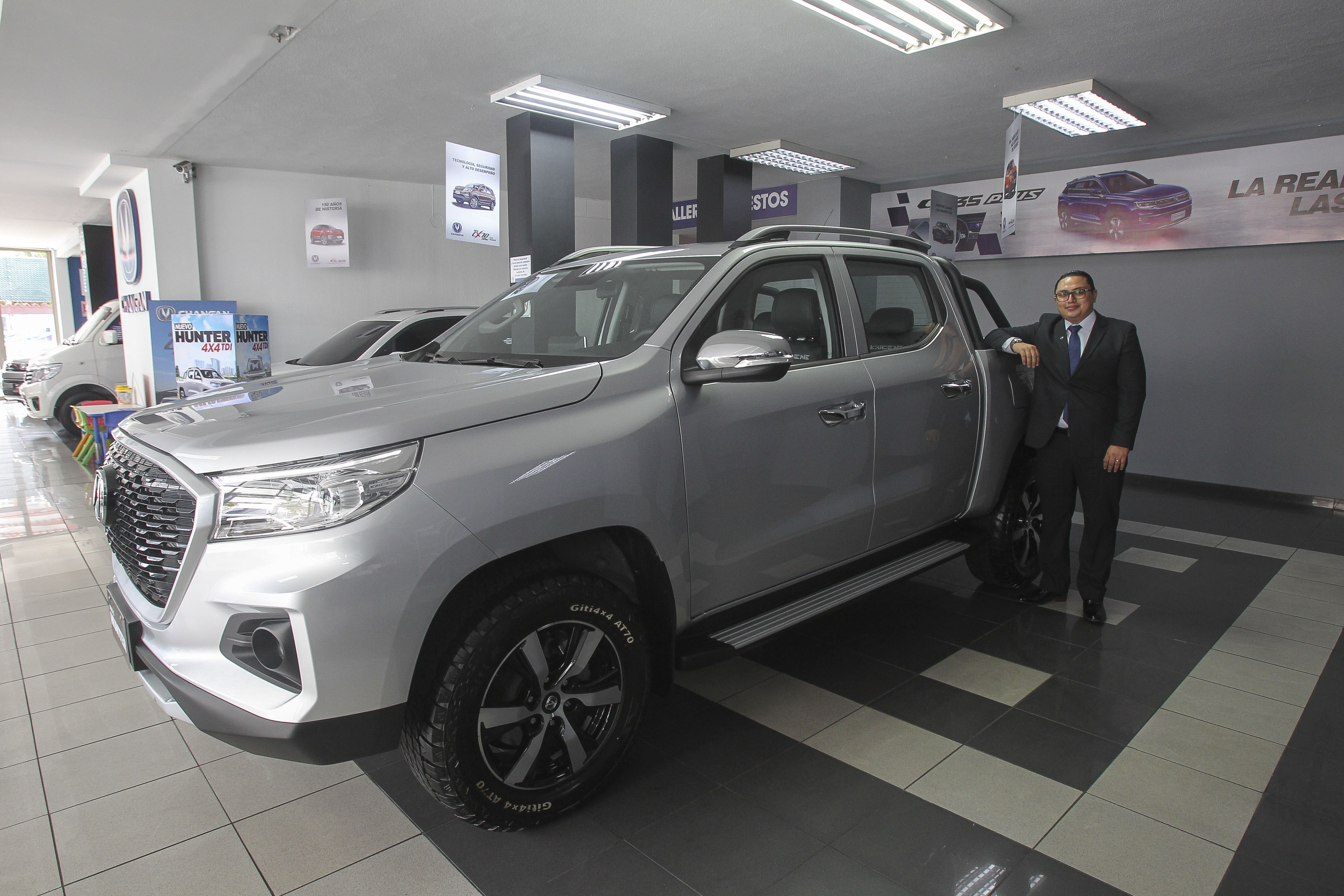 Changan presentó su nuevo pick-up Hunter que tiene una mezcla perfecta, al unir potencia, fuerza y la amplitud. Foto Prensa Libre: Norvin Mendoza