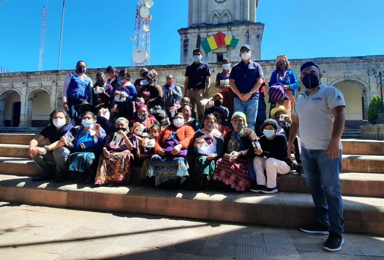 Entrega del bono especial en Comitancillo y Concepción Tutuapa, San Marcos. (Foto: Mides)