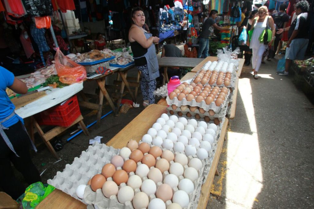 Productores nacionales de huevo refieren que el huevo de contrabando llega a los mercados y solo los trasladan a cartón nacional. (Foto Prensa Libre: Hemeroteca)