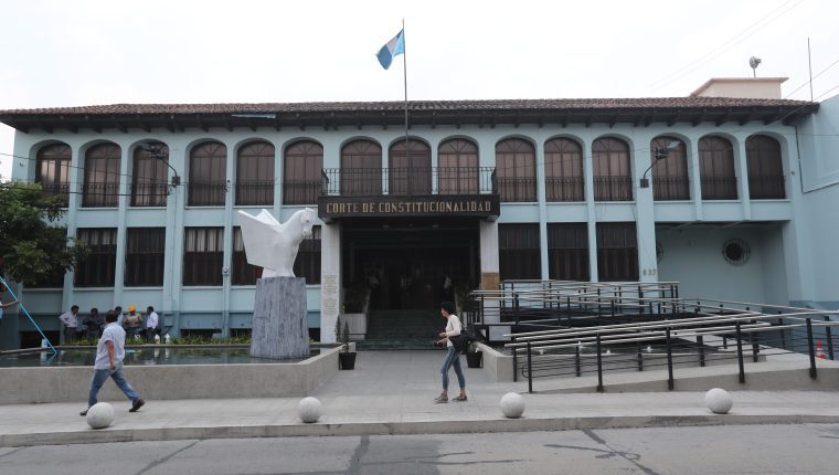 Fachada del edificio de la Corte de Constitucionalidad ubicada en la zona 1. (Foto Prensa Libre: Hemeroteca)