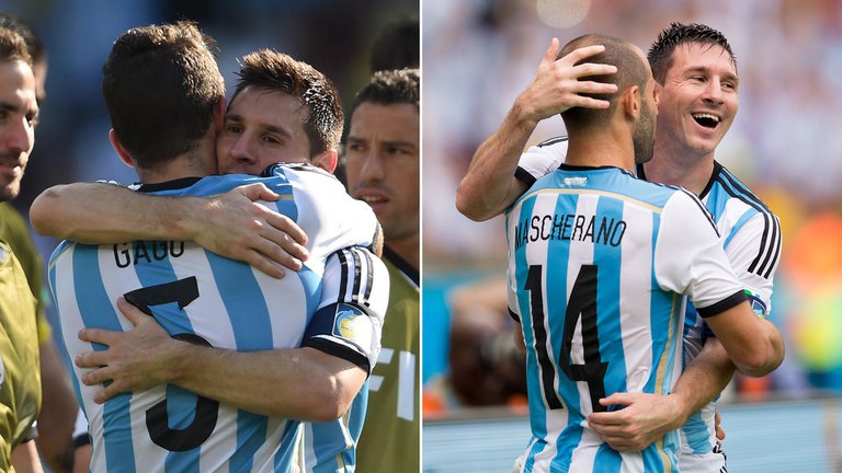 Messi resalta el paso de Javier Mascherano y Fernando Gago en la Selección Argentina. (Foto Prensa Libre: Tomada de Infobae)