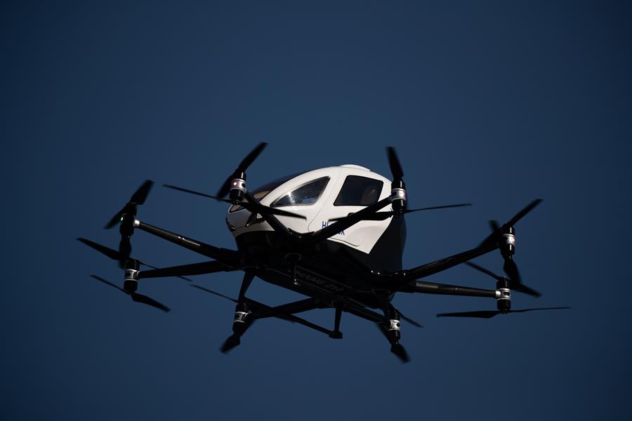 Séul aerotaxis dron