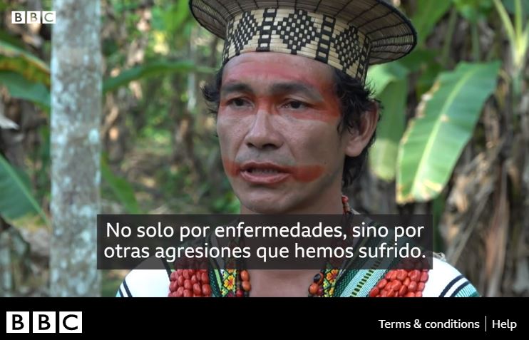 Covid-19 en el Amazonas: la comunidad en la que solo una familia no se contagió. (Foto Prensa Libre: BBC)