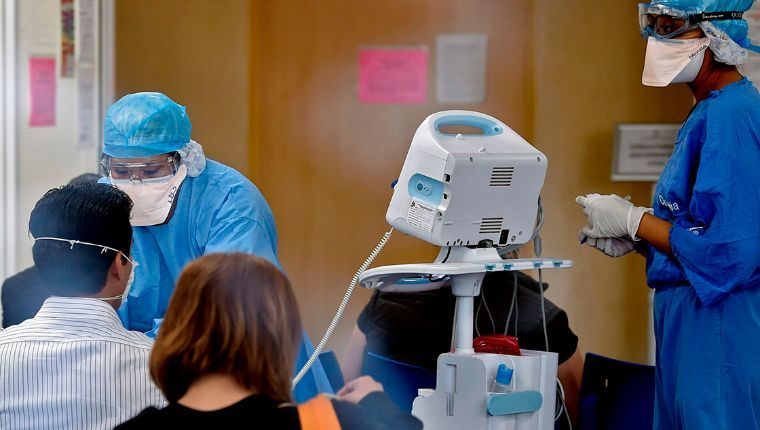 La OMS alertó por el aumento de casos de covid-19 en México. (Foto Prensa Libre: AFP)