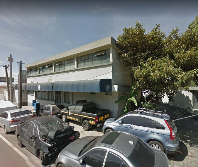 Subestación de la PNC en La Villa, zona 10.