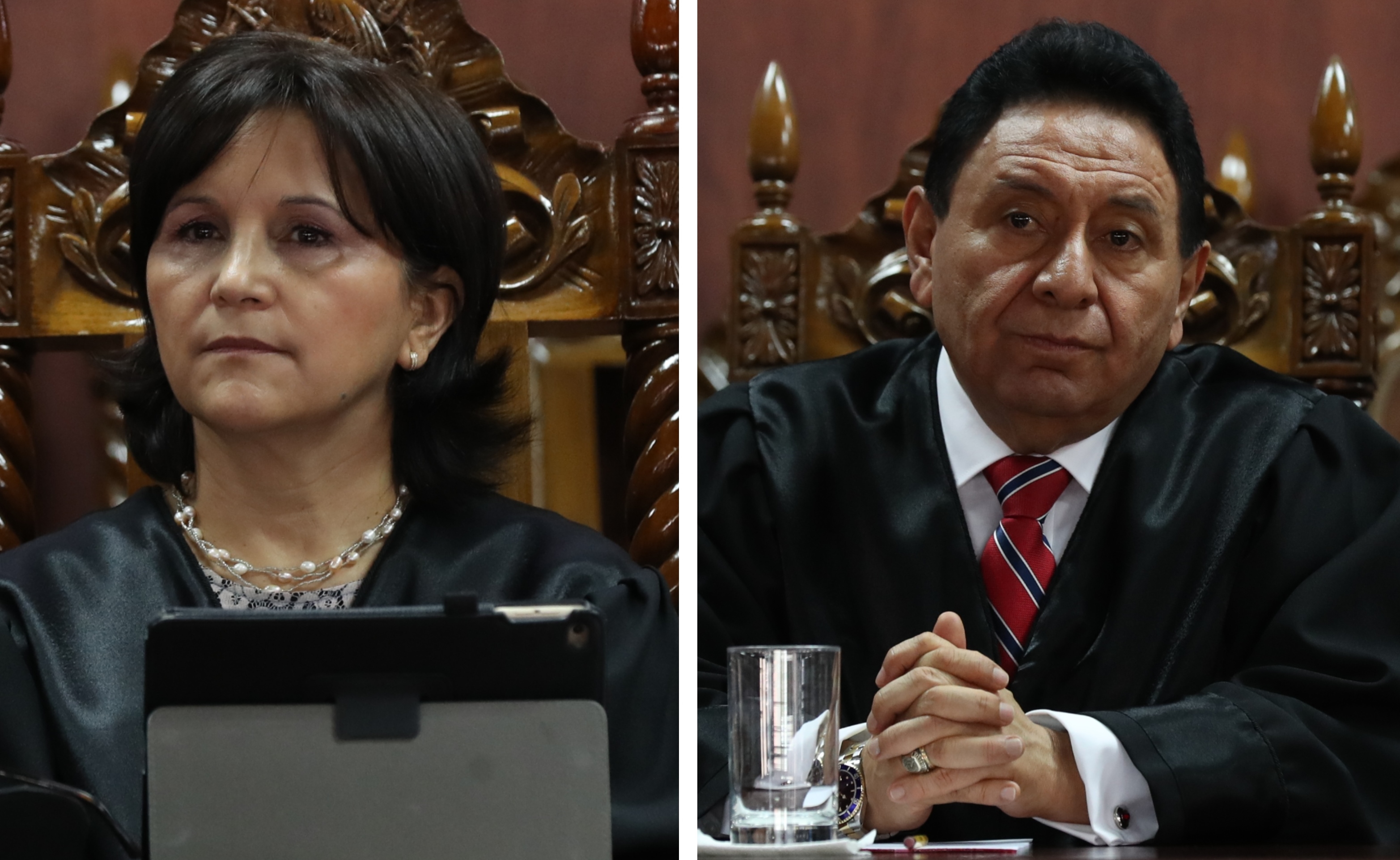 Gloria Porras y Francisco de Mata Vela, magistrados de la CC. (Foto: Hemeroteca PL)