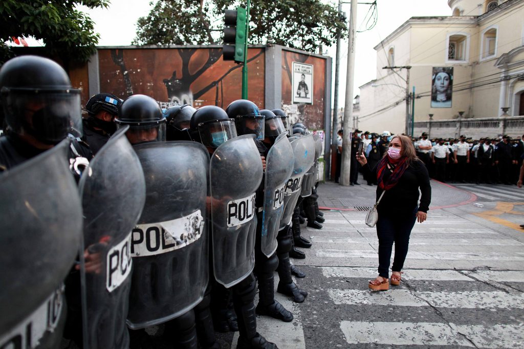 Material fotográfico del periodista Carlos Sebastián durante la jornada #21N.