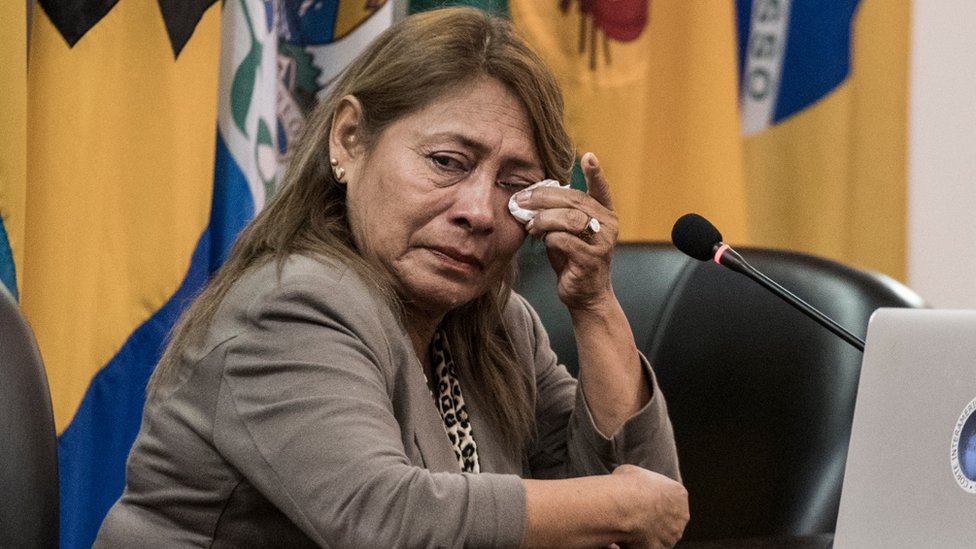 Petita Albarracín, la madre de Paola Guzmán, pidió justicia en la Corte Interamericana de Derechos Humanos. (Foto Prensa Libre: Centro de Derechos Reproductivos y CEPAM Guayaquil)
