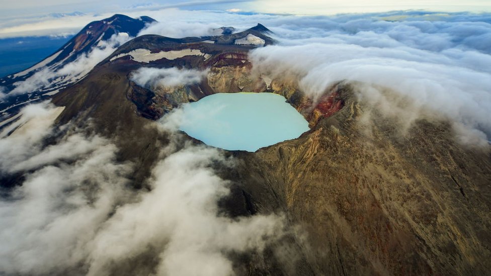 Kamchatka, la península volcánica en Rusia donde se han encontrado decenas de nuevos minerales