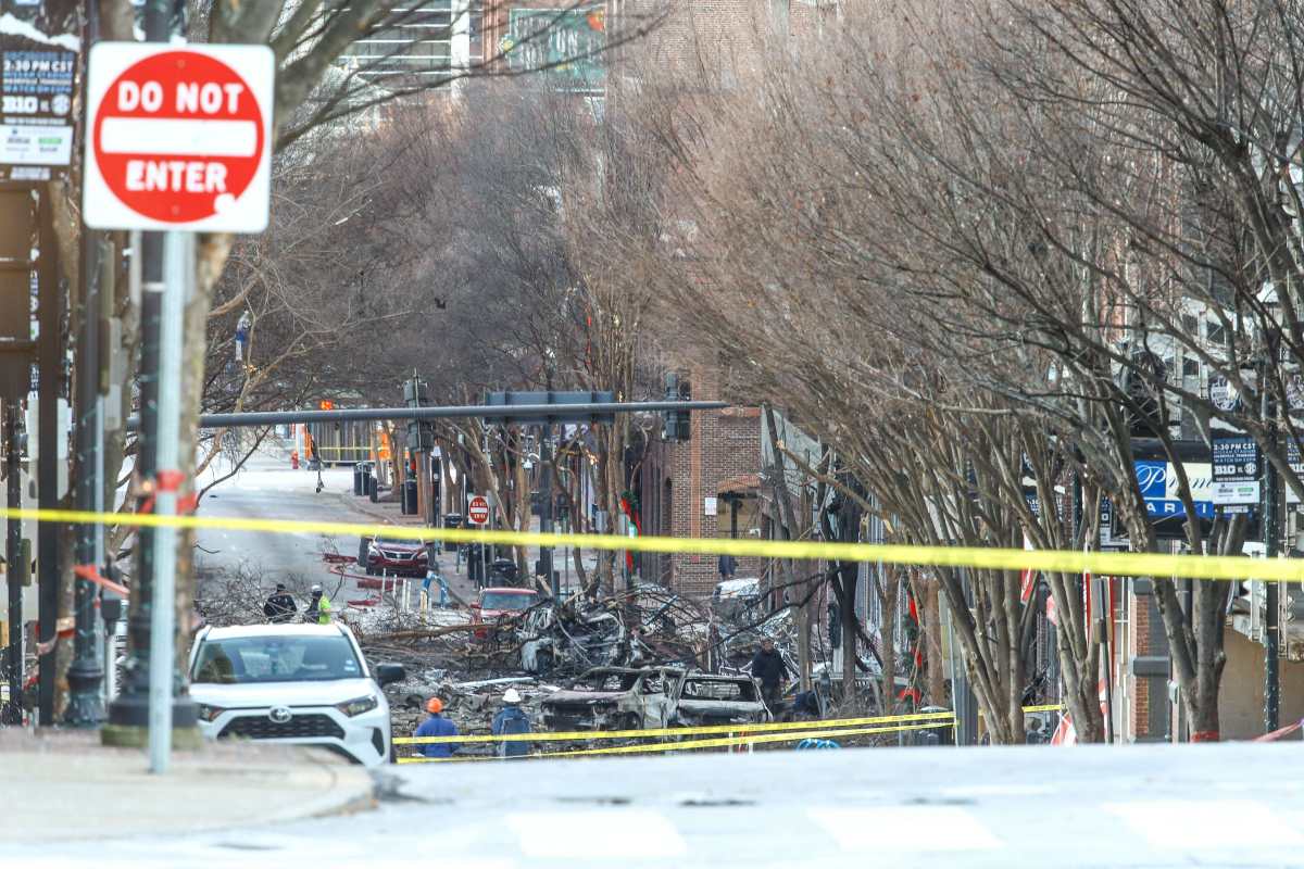 Explosión de Nashville pudo ser un acto suicida, creen  autoridades