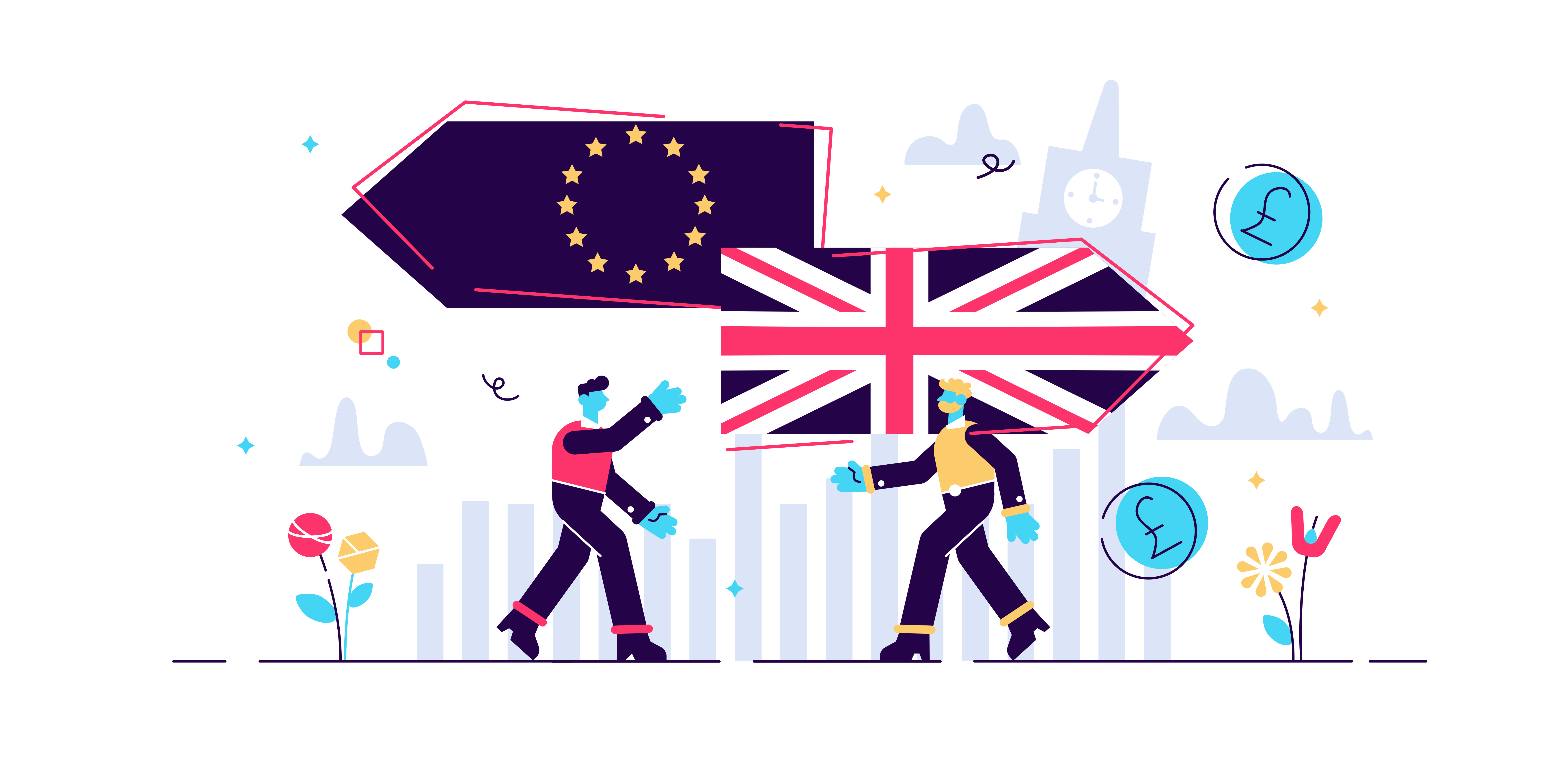 Gran Bretaña y la Unión Europea llegaron a un acuerdo comercial a finales de diciembre 2020.  Imagen:  Freepik