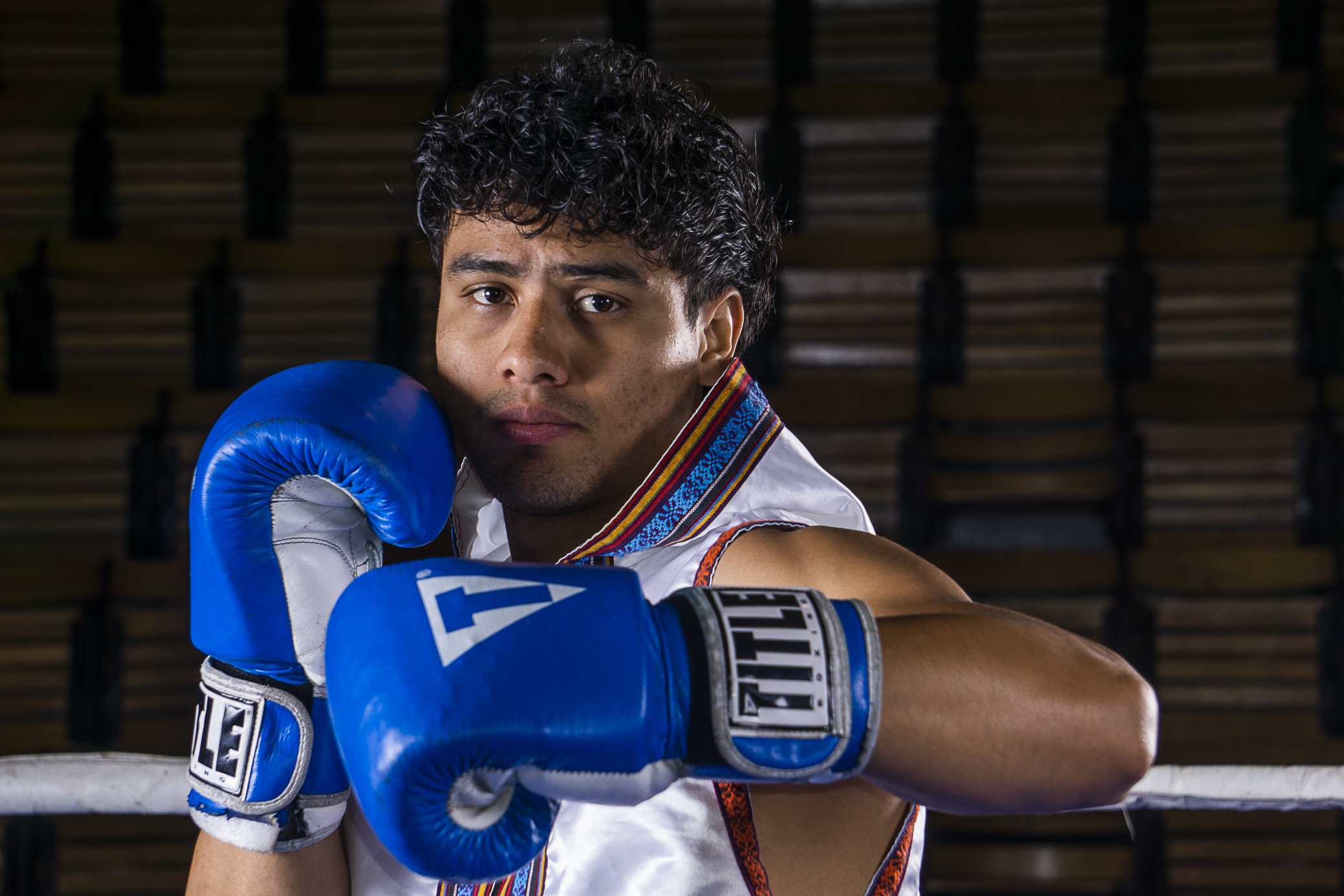 Léster Martínez, boxeador guatemalteco. 