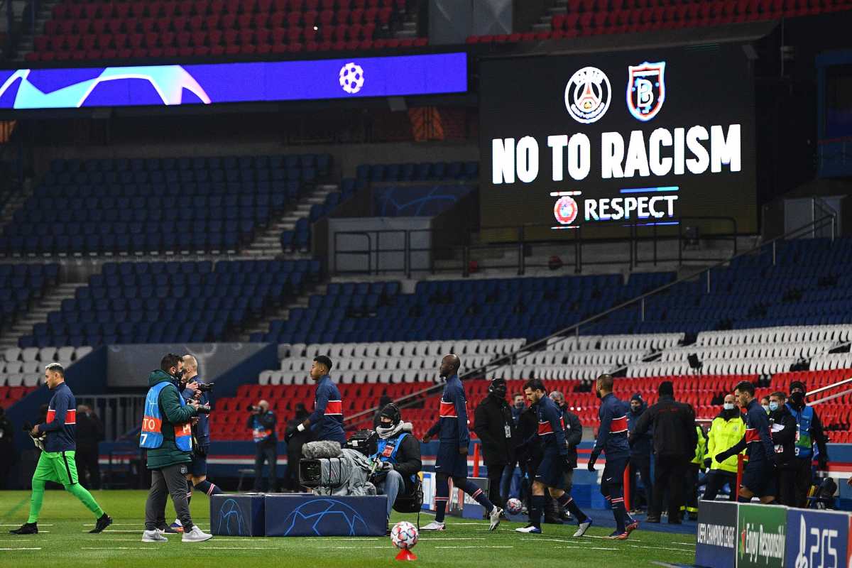 La Uefa designa inspector para investigar el incidente racista del juego PSG vs Istanbul BB