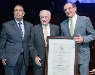 Sector empresarial reconoce el trabajo de Ricardo Castillo Sinibaldi, presidente del Irtra desde hace 50 años  