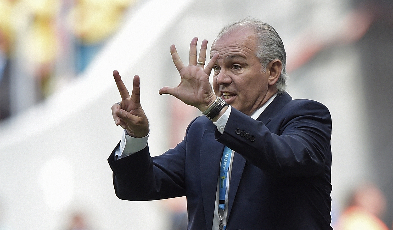 Alejandro Sabella dejó la Albiceleste en 2014. (Foto Prensa Libre: AFP)
