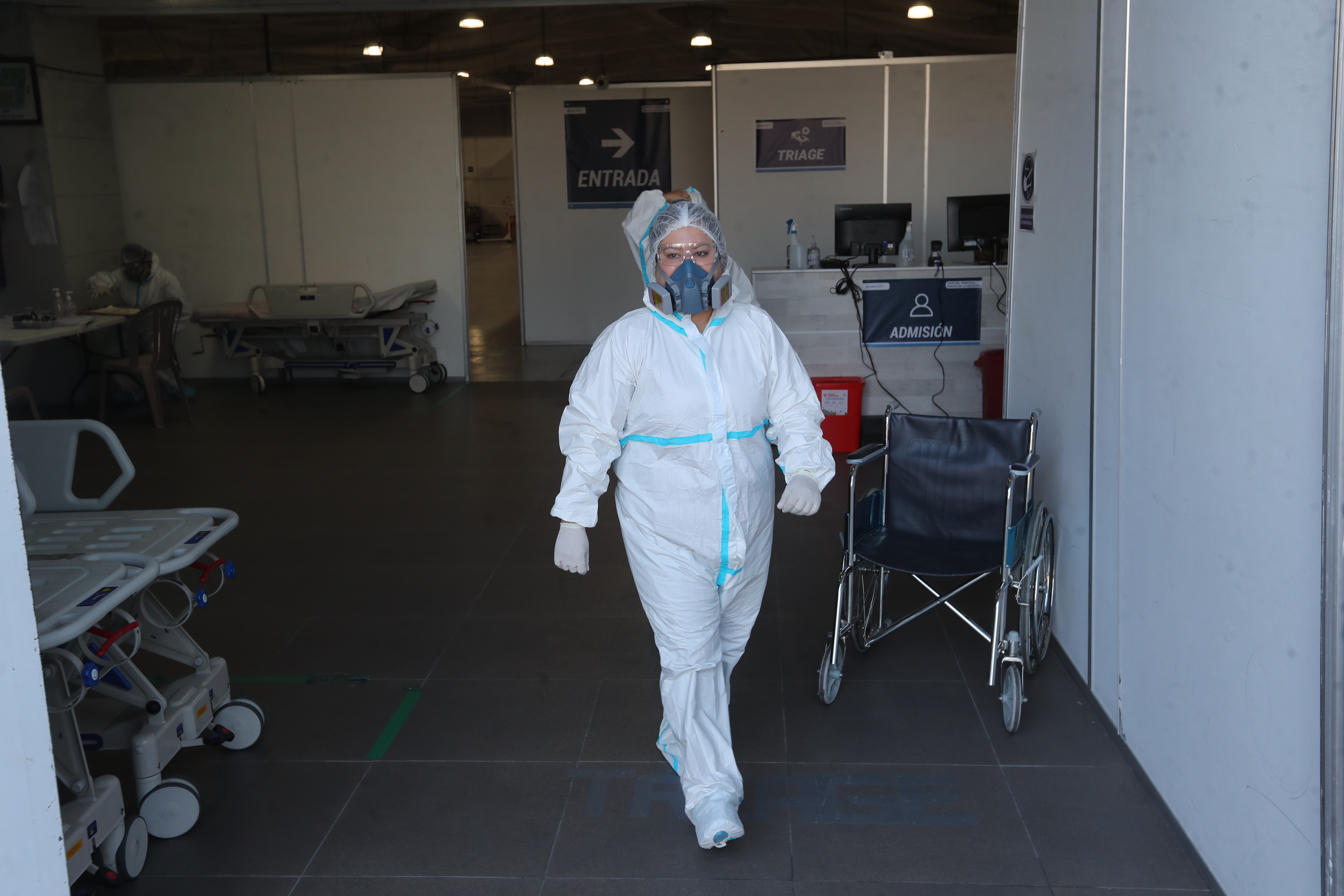 La ocupación de camas para pacientes graves en el Hospital Temporal del Parque de la Industria ha superado su capacidad. (Foto: Hemeroteca PL)