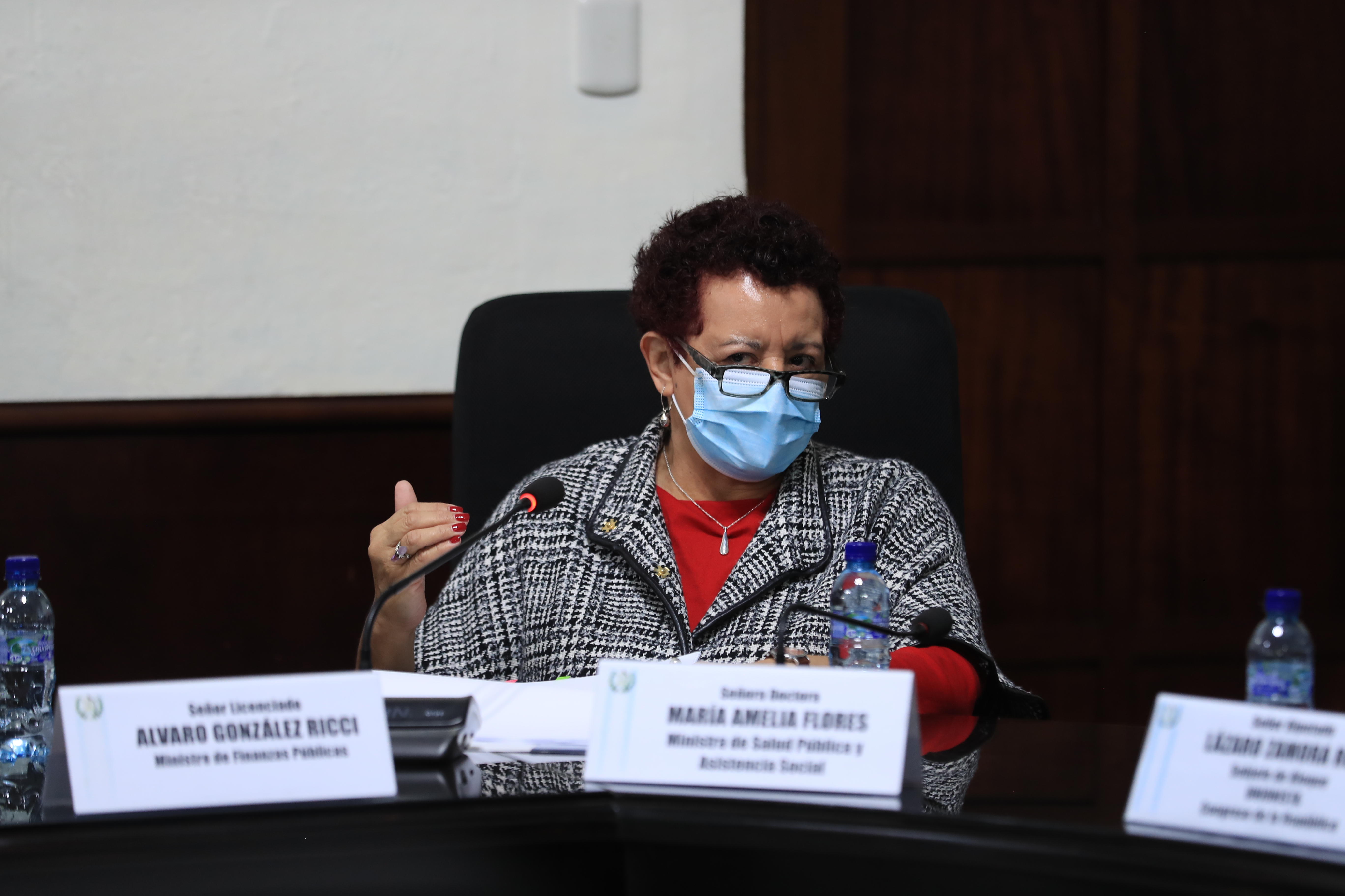 Amelia Flores, ministra de Salud