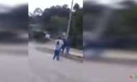 Momento del secuestro de una mujer en Guerrero, México. (Foto Prensa Libre: Tomada de YouTube)