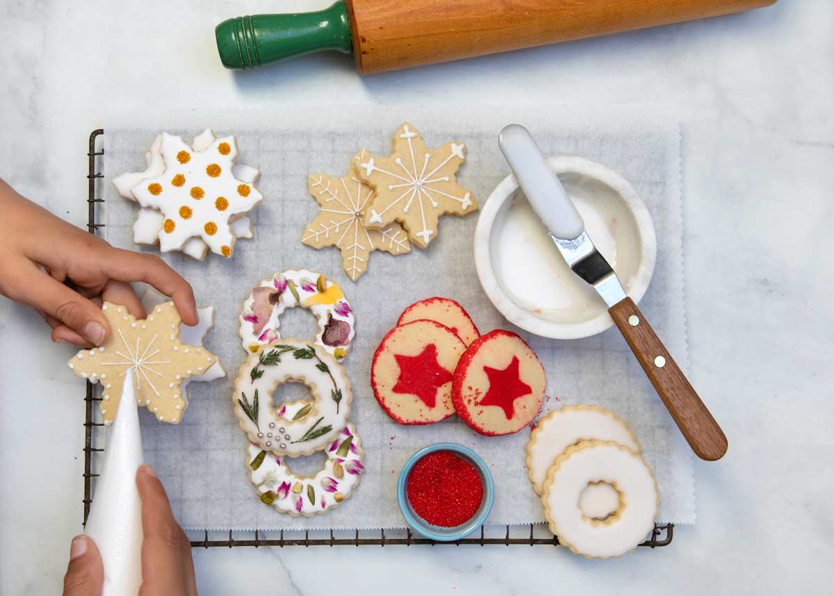 Para hornear en las Navidades: una galleta, tres estilos