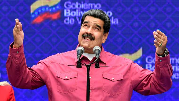 El presidente de Venezuela, Nicolás Maduro, recobró el control del Parlamento tras la victoria del chavismo en unas elecciones legislativas. (Foto Prensa Libre: AFP)