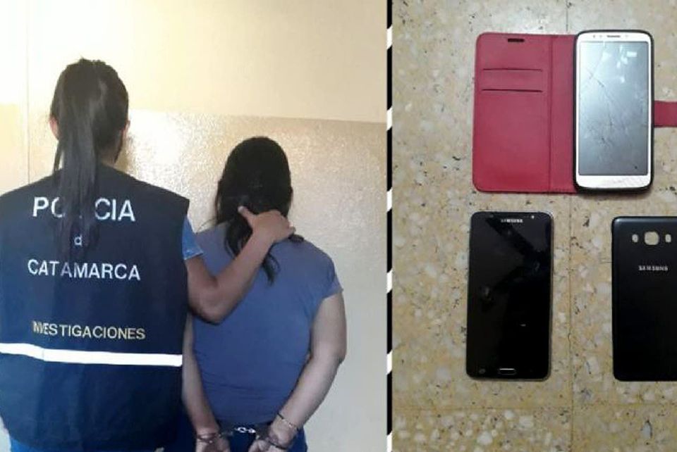 La mujer fue detenida durante un operativo el miércoles 2 de diciembre. (Foto Prensa Libre: Policía de Catamarca)