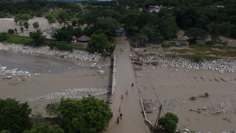 El paso de Eta dejó destrucción en Guatemala. (Foto Prensa Libre: Hemeroteca PL)
