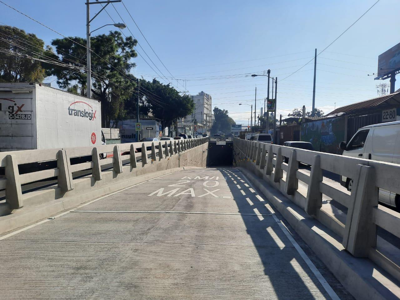 Viaducto de la 35 calle y Petapa hacia la Atanasio Tzul. (Foto: Muniguate)