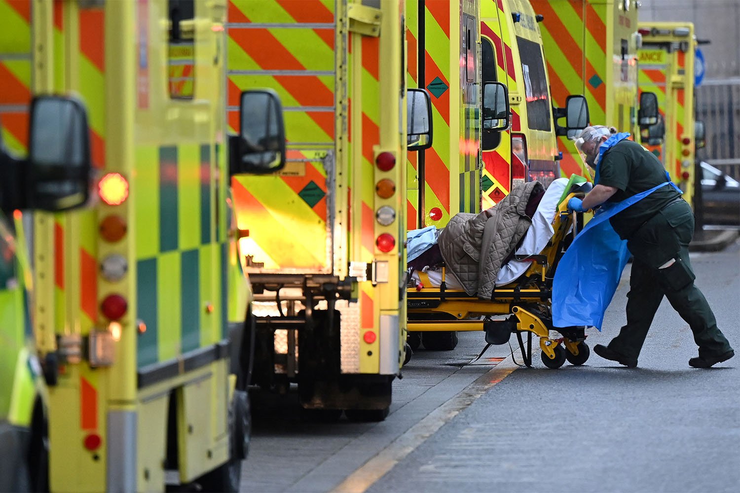 Royal London Hospital, enero de 2021
