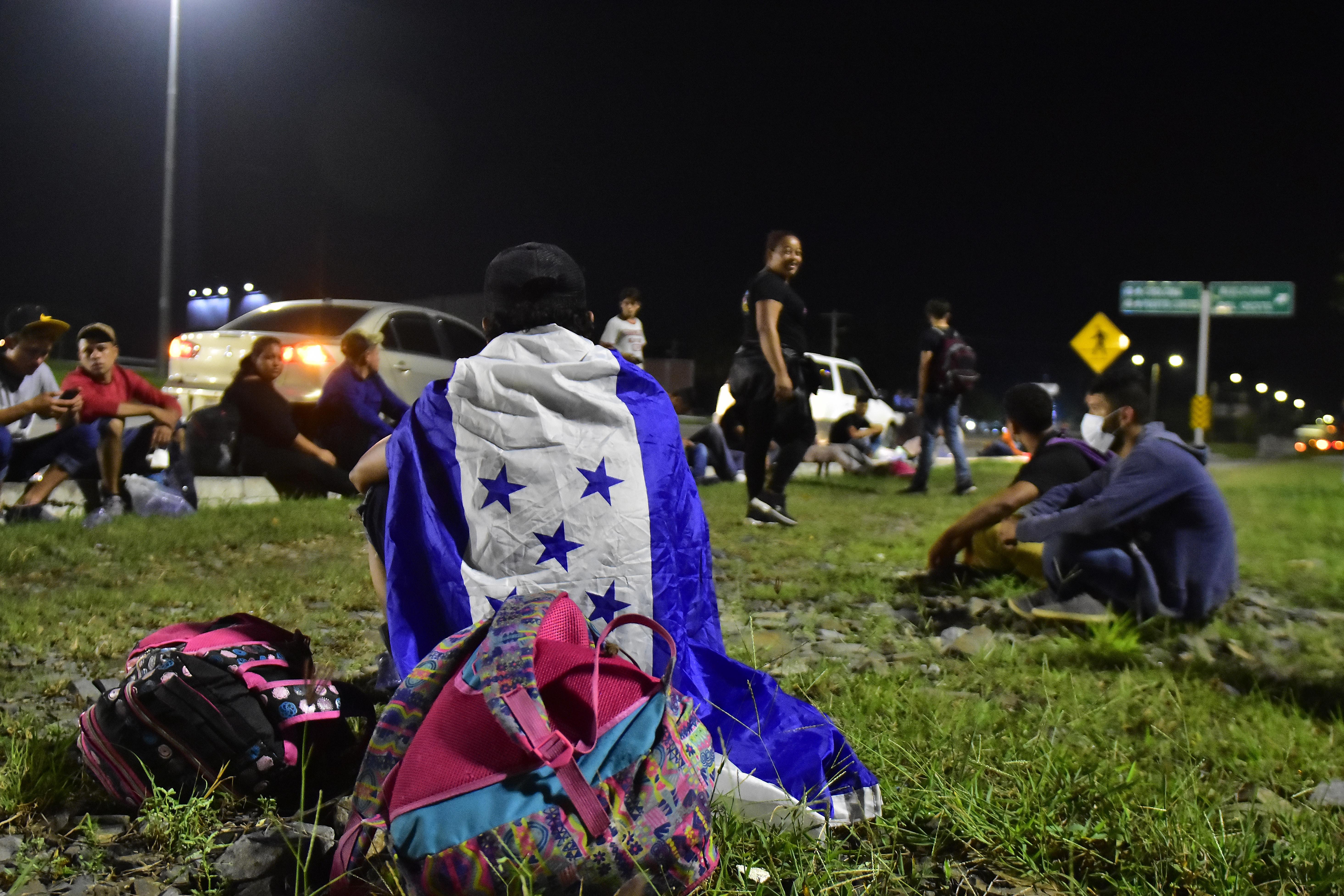 Imagen de la más reciente caravana formada en enero de este año. EE. UU. y México no tolerarán este tipo de migración, dice exdiplomático. (Foto Prensa Libre: Hemeroteca PL)