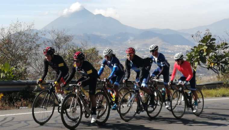 La Selección Nacional de Ciclismo llevó a cabo un campamento de preparación en Quetzaltenango. Foto Prensa Libre: Cortesía Omar Ochoa.