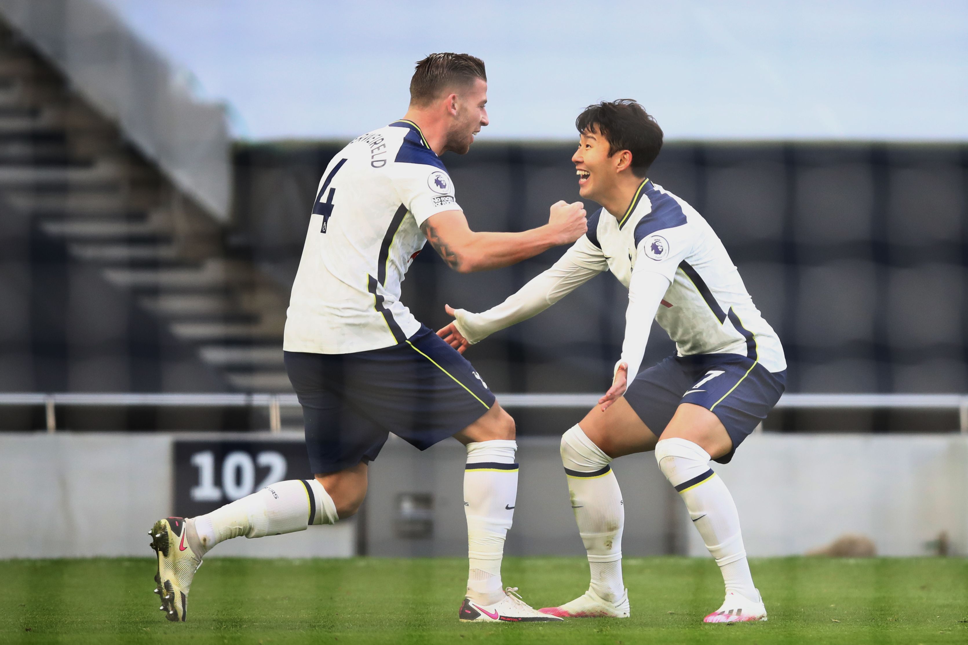 Son Heung-Min fue uno de los anotadores del 3-0 del Tottenham sobre el Leeds United. (Foto Prensa Libre: AFP)