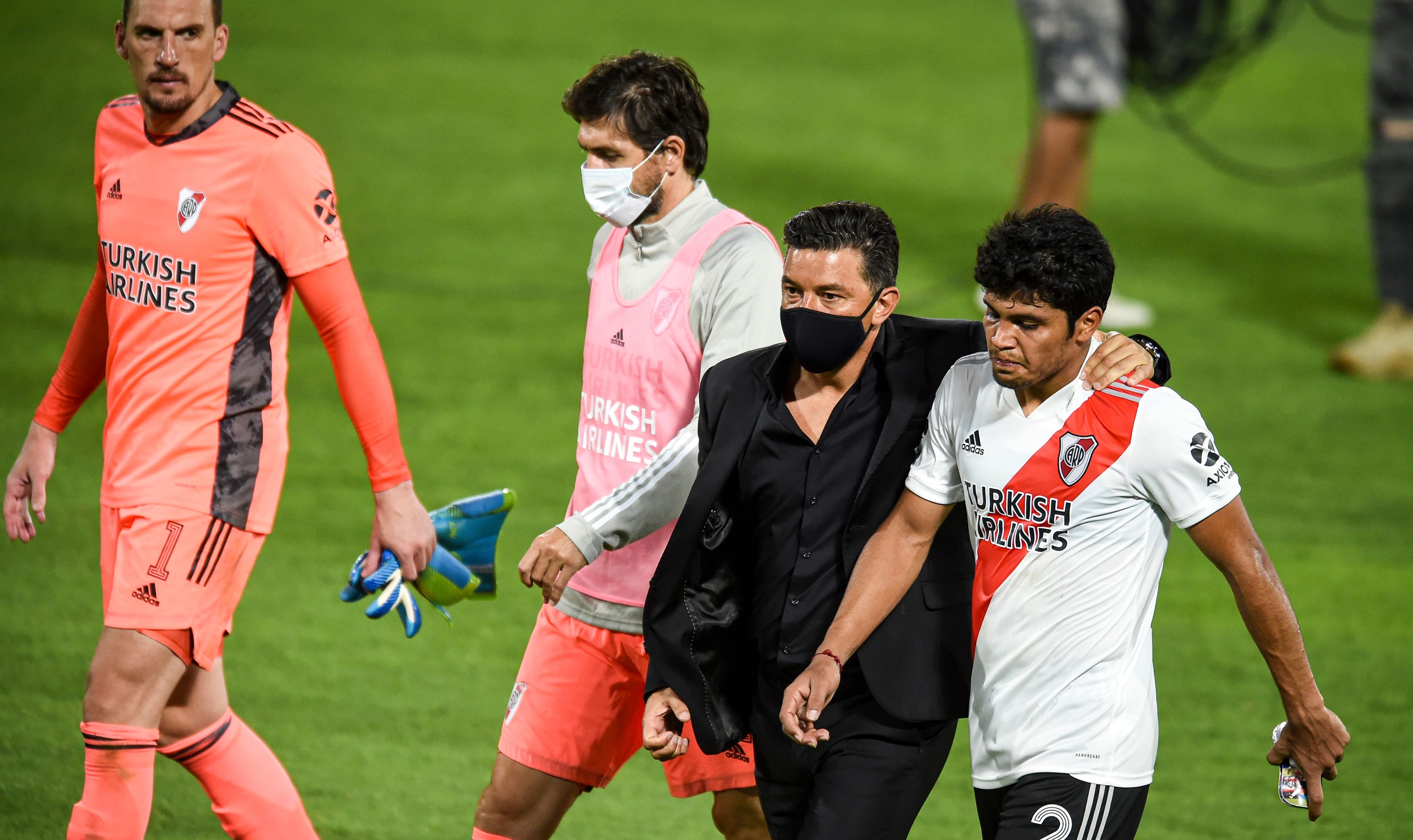 Marcelo Gallardo ya sabe lo que es ganar una Copa Libertadores al mando de River Plate. (Foto Prensa Libre: AFP)