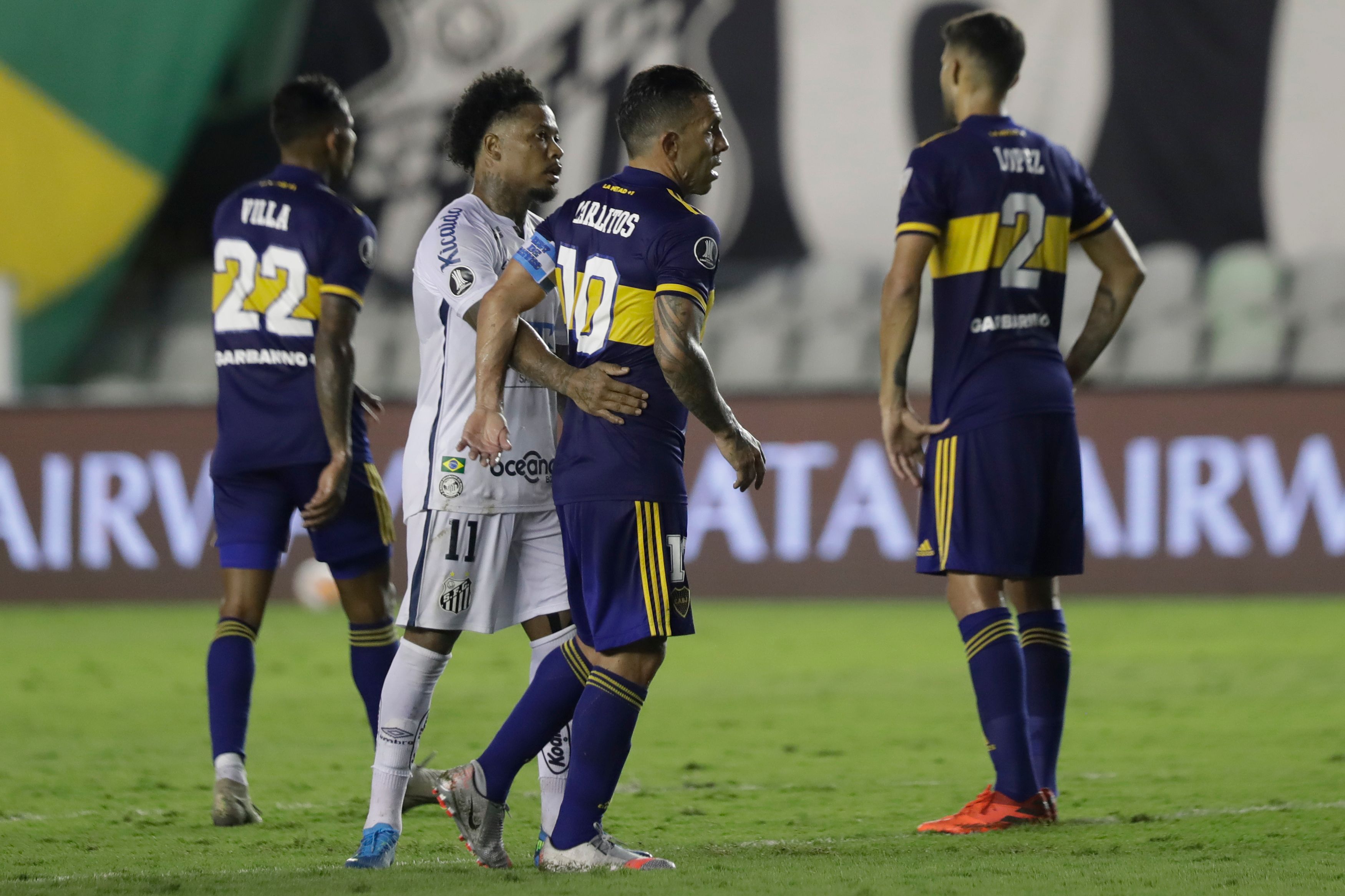 Boca Juniors va por el título de la Copa Diego Maradona tras caer en la llave de semifinal de la Libertadores ante Santos. (Foto Prensa Libre: AFP)