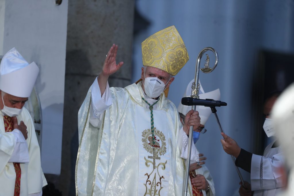 Monseñor Gonzalo de Villa, arzobispo de Guatemala hizo un balance del año 2020 para el Vaticano. (Foto Prensa Libre: Hemeroteca)