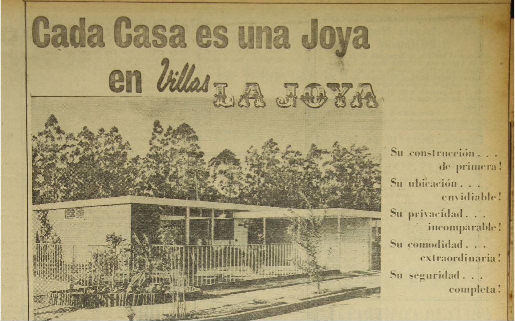 Hace 51 años para comprar una casa se hacía una inversión de aproximadamente Q108  mensuales. (Foto Prensa Libre: Hemeroteca PL).
