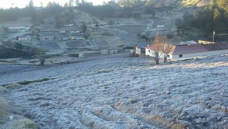 Insivumeh no descarta la formación de escarcha en algunos puntos del territorio nacional. (Foto Prensa Libre: Hemeroteca PL)