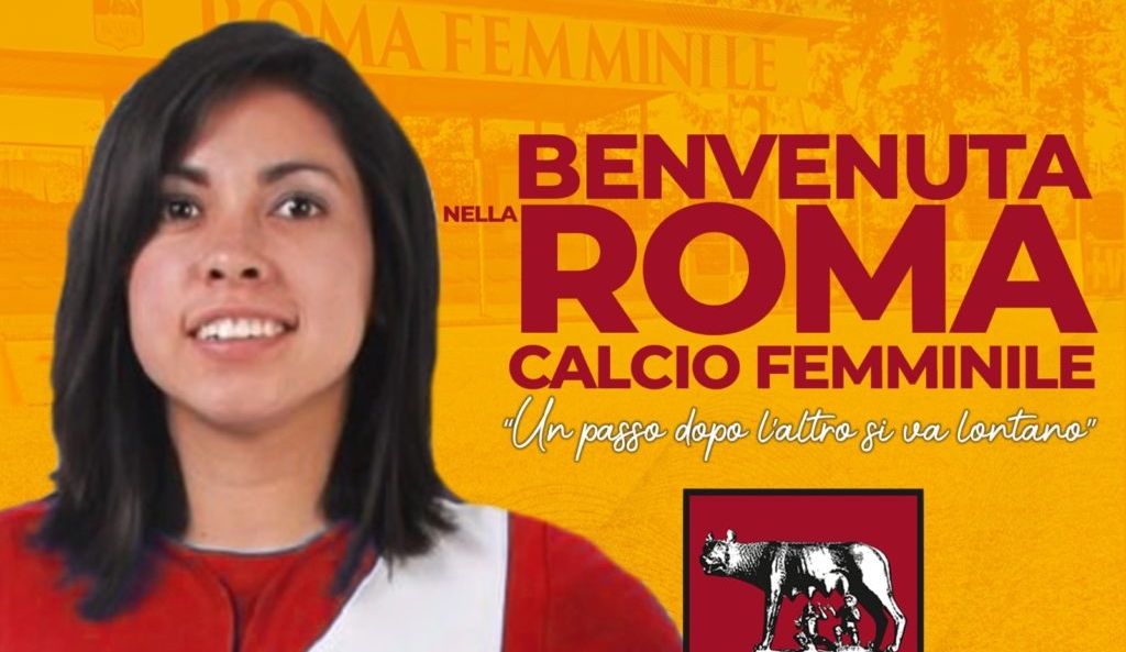 La Roma, que juega en la Serie B de Italia, es el nuevo equipo de Ana Lucía Martínez. 