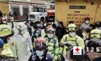 Cuerpos de socorro de las distintas compañías están en apresto durante las fiestas navideñas. (Foto Prensa Libre: Cruz Roja Guatemalteca)