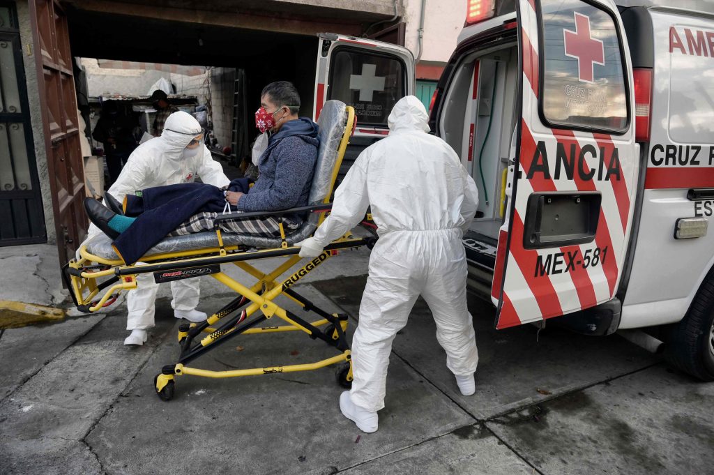 México es uno de los países más golpeados por el coronavirus. (Foto Prensa Libre: AFP)