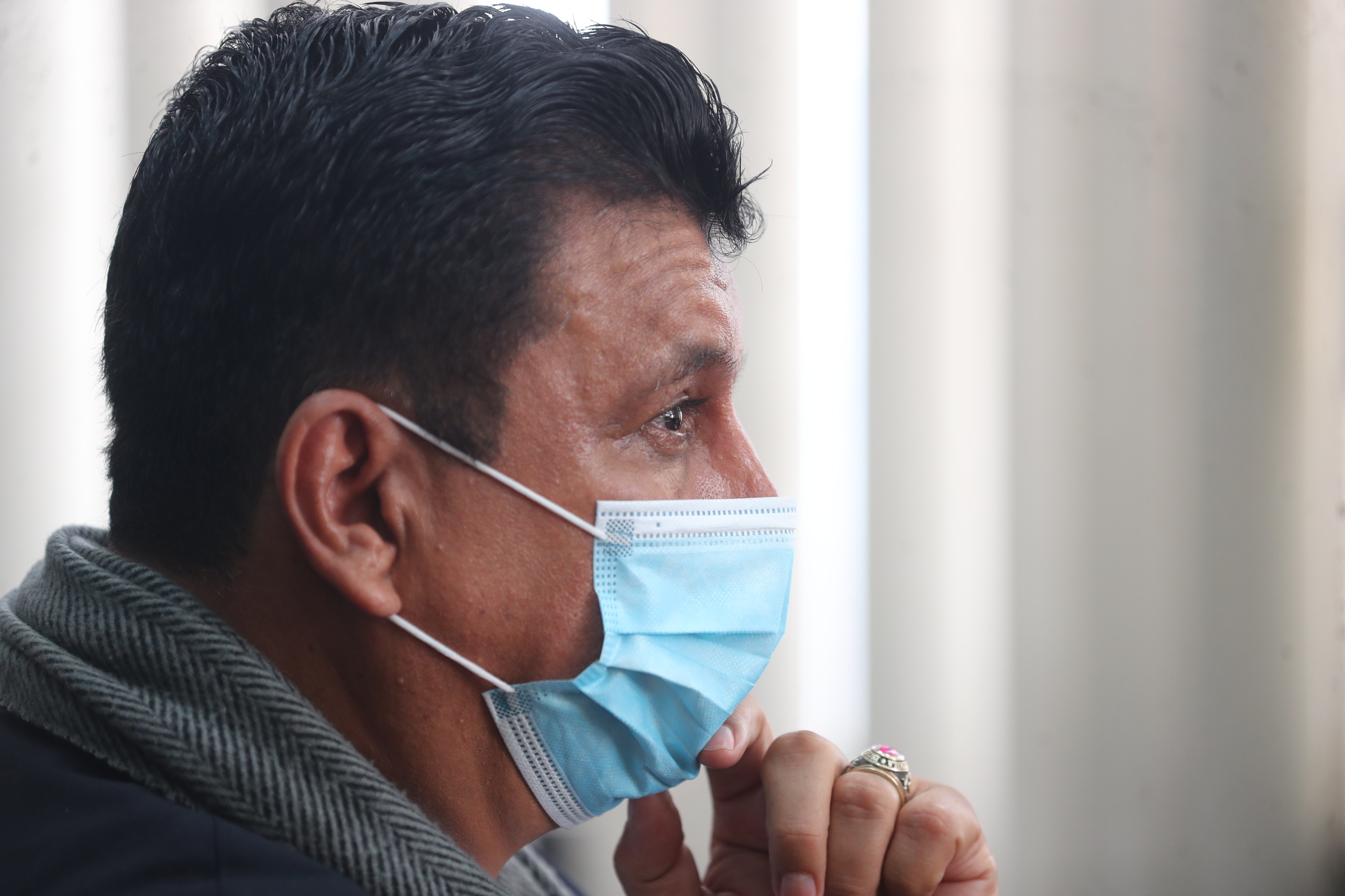 Juzgado de Mayor Riesgo D, se lleva acabo audiencia de primera declaracin del ex diputado Estuardo Galdamez. Fotografa. Erick Avila: 07/01/2021