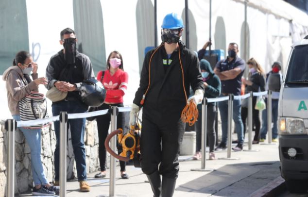 Guatemala está superando a diario los 1 mil casos de coronavirus. (Foto Prensa Libre: Érick Ávila)