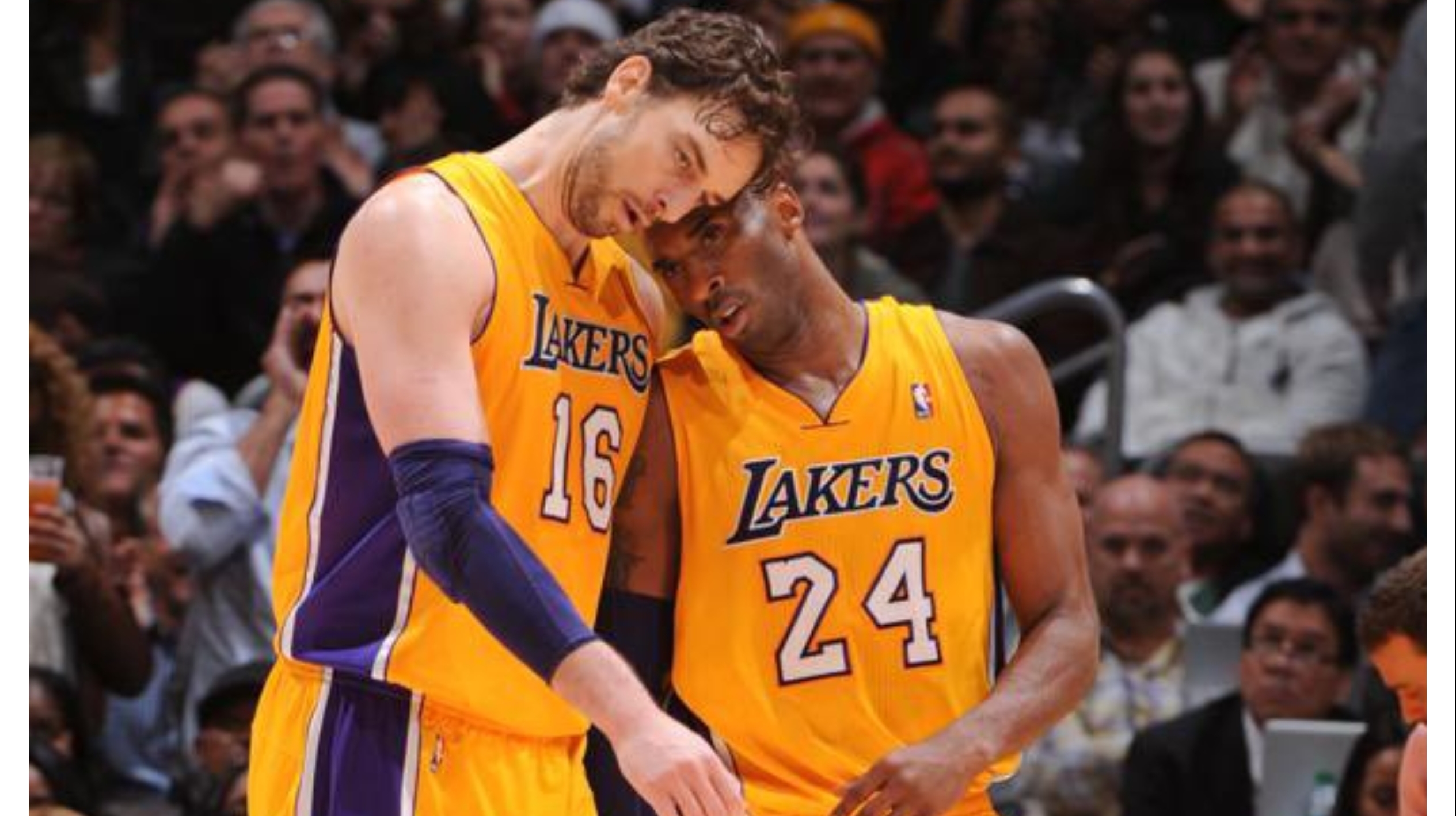 Esta es una de las tres fotografías que subió Pau Gasol en su cuenta de Twitter acompañado del texto: "e echo de menos, hermano...". Foto Prensa Libre: @paugasol