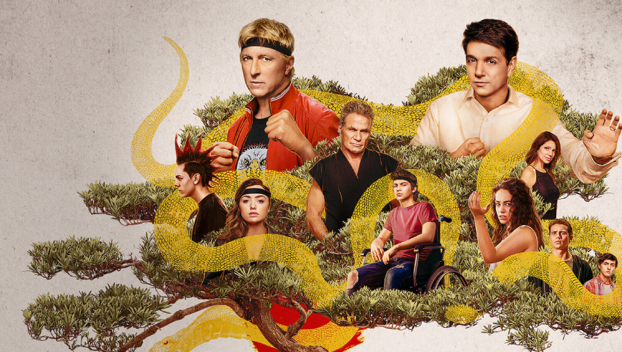 Tres temporadas de la serie Cobra Kai están disponibles en Netflix. (Foto Prensa Libre: Netflix)