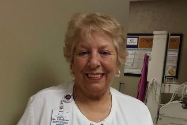 Betty Grier Gallagher, enfermera que murió de coronavirus porque prefirió no jubilarse del Coosa Valley Medical Center 
 de Sylacauga, Alabama, Estados Unidos, para luchar contra el covid-19. (Foto Prensa Libre: Facebook)