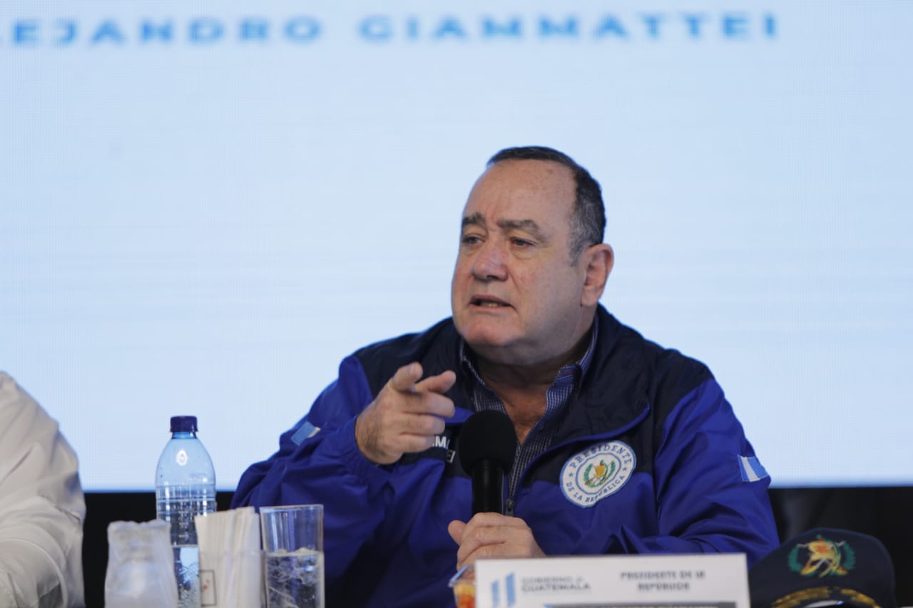 Presidente Alejandro Giammattei. (Foto Prensa Libre: Presidencia)