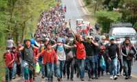 El Plan de Desarrollo Integral fue creado a raíz de las múltiples caravanas de migrantes que salieron desde el Triángulo Norte de Centroamérica y cruzaban México. (Foto Prensa Libre: Hemeroteca PL)